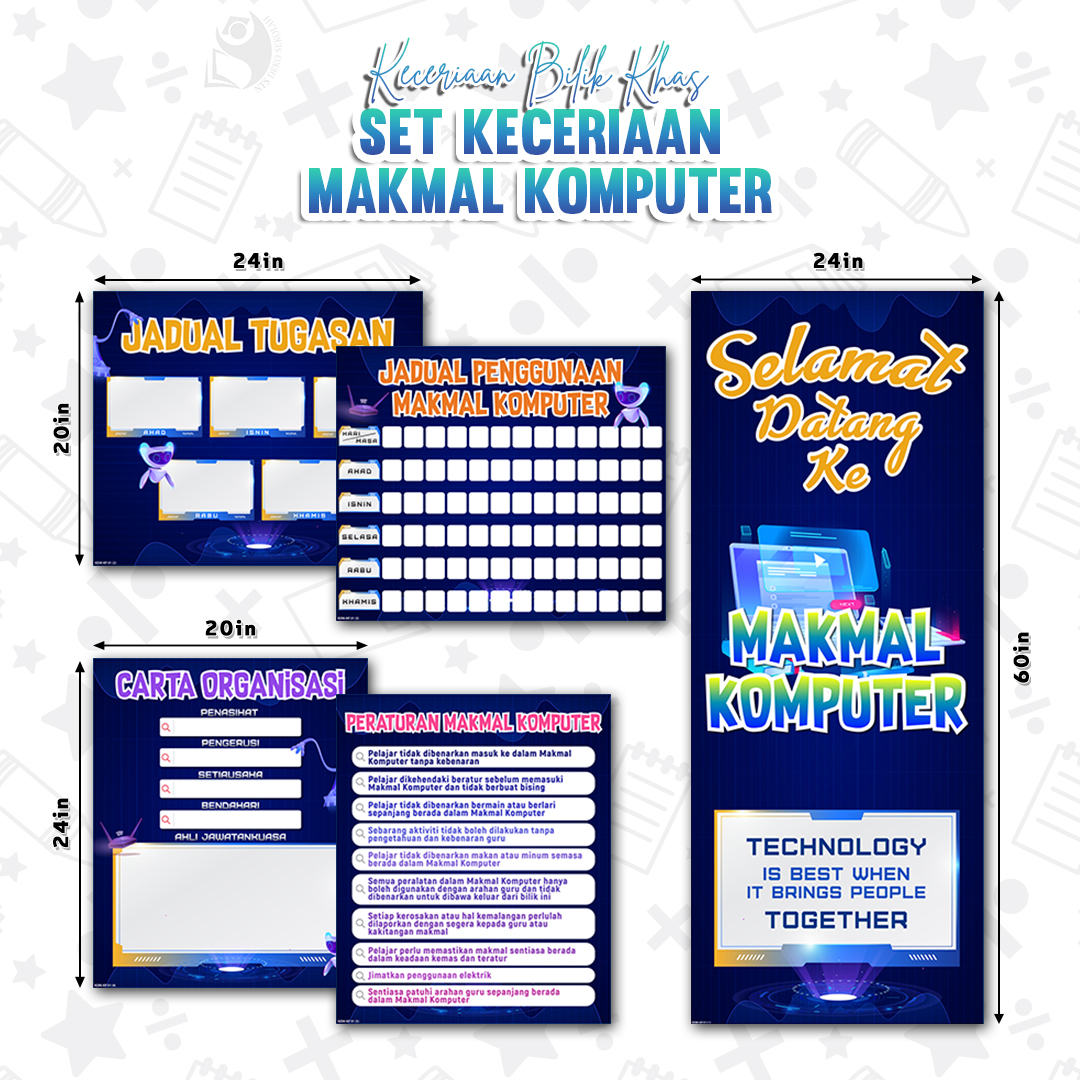 Set Keceriaan Makmal Komputer